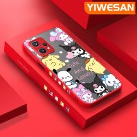 YIWESAN เคสสำหรับ Realme 9 Pro Plus Narzo 50 Pro 5G V25 5G Q5 5G เคสการ์ตูน Sanrio Hello Kitty เมโลดี้ของฉันบางกรอบแข็งขอบเคสโทรศัพท์กล่องกันกระแทกซิลิโคนป้องกันเลนส์กล้องคลุมทั้งหมด