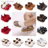 【hot】♦  VALEN Baby Shoes Toddler Non-slip Flat Soft-sole Cotton Rubber Crib Butterfly-knot Infant