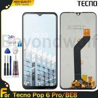 Beyondwolf จอแท้สำหรับ Tecno Pop 6 Pro BE8จอแสดงผล LCD แบบสัมผัสหน้าจอดิจิทัลแทนการประกอบสำหรับ Tecno Pop 6 Pro/ BE8พร้อมกรอบกลางสำหรับ Tecno Pop 6 Pro/ BE8