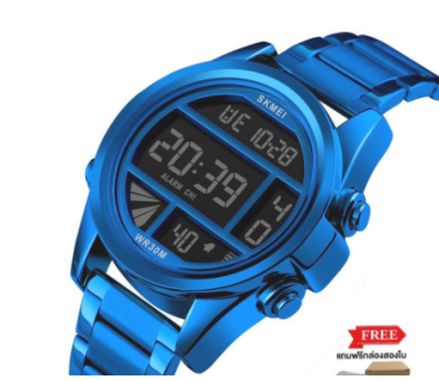 [ลดล้างสตอก!] SKMEI 1448 Sport Watch ของแท้ 100% ส่งเร็ว! พร้อมกล่องครบเซ็ท จัดส่งในไทย นาฬิกาข้อมือผู้ชาย จับเวลา ตั้งปลุกได้ ไฟ LED