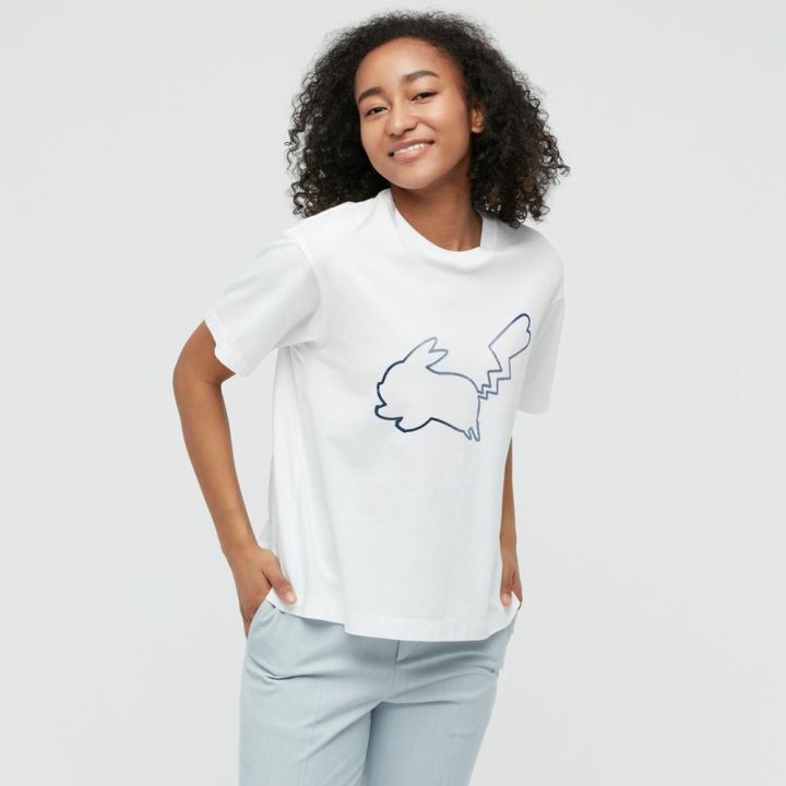 Tshirt Uniqlo White size S International in Cotton  33571707