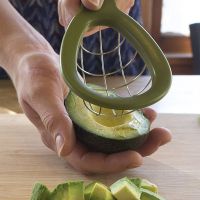 Avocado Cutter Slicer Cube Peeler Multifunctional Fruit Separator Knife Plastic Creative Kitchen Gadget Graters  Peelers Slicers