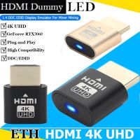 พร้อมส่ง โปรโมชั่น ✨COD✨HDMI Dummy Plug LED DDC EDID GeForce RTX3060 4K อะแดปเตอร์เสมือนจอแสดงผล แก้ปัญหาจอเล็กและหน่วงเวลารีโมท ส่งทั่วประเทศ อะ แด ป เตอร์ อะแดปเตอร์ รถยนต์