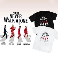 2023เสื้อยืดใหม่ [️ฟอลร้าน ลดเพิ่ม!️] เสื้อยืดคอตตอน100% ลาย you’ll never walk alone เสื้อยืดฝ้ายฤดูร้อน