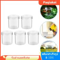 Paqiakoi 5PCS Bug Viewer Box การขยายกล่องแมลงแมลงแมลงในตู้คอนเทนเนอร์กล่องวิทยาศาสตร์ธรรมชาติการสำรวจธรรมชาติเครื่องมือการสำรวจธรรมชาติ