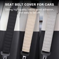 Car Seat Belt Covers Cushion Soft Cloth Safety Belt Protector Shoulder Strap Extra Long Protective Pad Car Seat Accessories Seat Covers