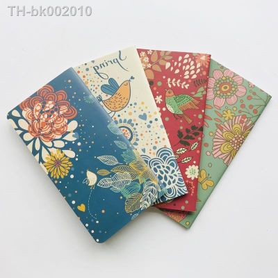 □♕ 24 Sheets Elegant Birds Flowers Blanket Notebook Writing Diary Book Student Stationery School Office Supply