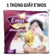 1 Thùng Giấy vuông Emos 100 Tờ