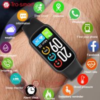 2023Full Touch Smart Band Men Women Smart Bracelet Heart Rate Blood Oxygen Smartband Waterproof Sport For Android IOS Wristband