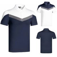 Titleist Malbonispj.lindeberg Mizuno 2023ใหม่เสื้อยืดแขนสั้นผู้ชายกางเกงเล่นกอล์ฟใหม่เสื้อโปโลเสื้อลำลองกีฬากลางแจ้งกางเกงเล่นกอล์ฟ