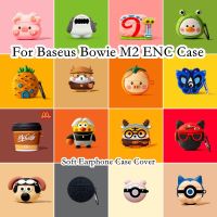 READY STOCK!  For Baseus Bowie M2 ENC Case Anti-fall cartoon series for Baseus Bowie M2 ENC Casing Soft Earphone Case Cover