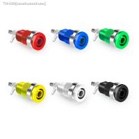 ☒▦ 5PCS High voltage safety type 4mm panel banana socket hole current 32A terminal connector open hole 12mm plug