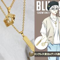 Anime BLUE LOCK Cosplay Necklace Unisex Soccer Sign Pendant Stainless Steel Choker Fashion Couples Jewelry Accessories Gifts