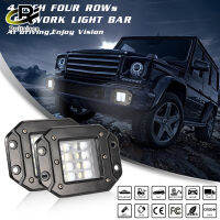 5นิ้ว80W เลนส์นูนสแควร์ Lamp-8D Spotlight ไฟหน้ารถ LED Work Light Bar Spotlight สำหรับ Off Road ATV UTV รถ12V