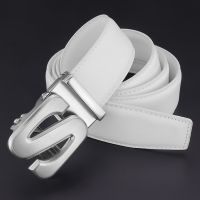 2023 Hot High Quality Luxury Men Designer Fashion S Letter Belt White Wide Casual Business Classic Waist Strap Ceinture Homme Belts