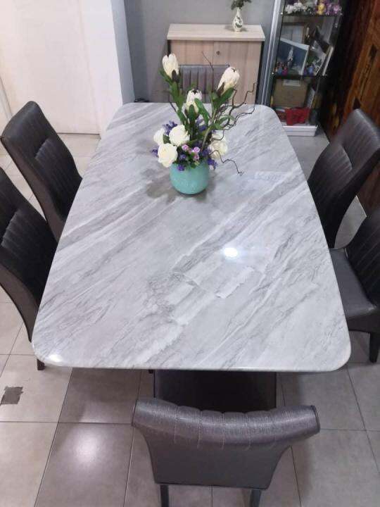 Marble Top Dining Table (6, 7 , 8 FT ) Latest Design/Furniture ...