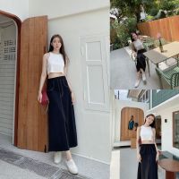 SLYQ ZOLINA CROP TOP &amp; LOW WAIST SKIRT SET เซตเสื้อแขนกุดกับกระโปรงเอวต่ำ