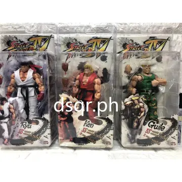 17cm Kawaii Street Fighter Anime Action Figure PVC Hoshi Ryu Ken Dolls Gift  Toys