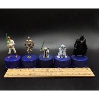 ฝาเป๊ปซี่ ฟิกเกอร์ โมเดล สตาร์วอร์  5x Star Wars Pepsi figure model Bottle Caps Collection LUKE SKYWALKER YODA  R2-D2 C-