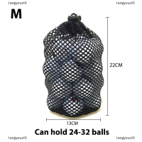 langyouzi9 GOLF Special NET Bag กระเป๋าไนลอนตาข่ายถุงเก็บลูกกระเป๋าสามารถ Hold12- 48ลูก