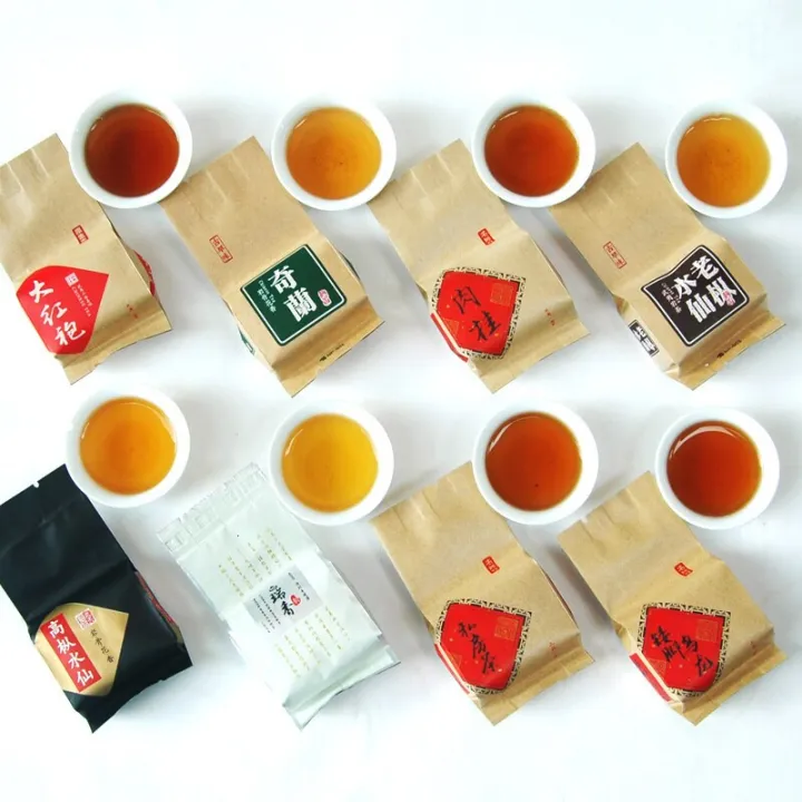 16 kinds 16 bags Classic Oolong Tea Total 128g Rou Gui tea Shui Xian tea Huang Tie guan yin High