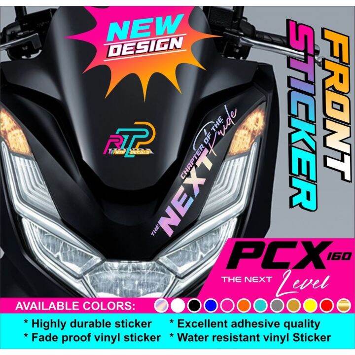 Honda Pcx 160 Front Cover Decals Sticker (New Design ) Lazada PH