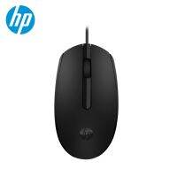 HP M10สายออปติคอล USB ออกแบบการยศาสตร์แบบพกพา Mouse Komputer สำนักงานธุรกิจเนื้อแมทท์แล็ปท็อปเมาส์สำหรับคอมพิวเตอร์ขนาดเล็ก