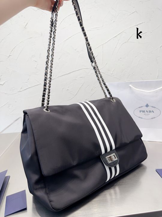 Grade A 2023 New PRADA Nylon Tote Bags Sling Bags for Women and Men Large  Capacity 1:1 High Quality Luxury Brand Design Bag
