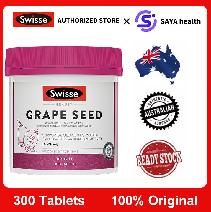 Swisse Ultiboost Grape Seed 14250mg 300 Tablets | Lazada
