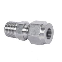 Steel Straight Conversion Adapter Fittins 304 SS Pipe Fitting Tube DSJ-MYDF-LOKLOK Ferrule Connector 1/8 1/4 3/8 1/2