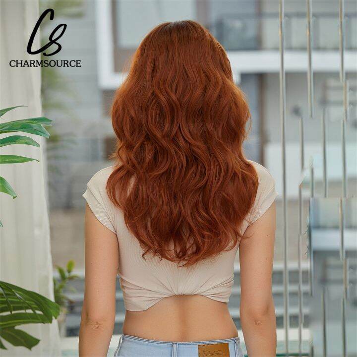 charmsource-orange-copper-yellow-synthetic-wigs-long-wavy-wig-with-bangs-for-women-natural-cosplay-body-wave-heat-resistant-hair-hot-sell-vpdcmi