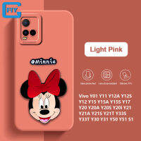 เคสซิลิโคนนิ่ม TPU ลายการ์ตูนมิกกี้มิกกี้มิน Y12 Y12S Y12A Y21 Y21A S1 Y20i Y11 Y51 Y20S Y01 Vivo Y20A