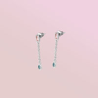 Julysbkk - gemmie silver wiggle earrings