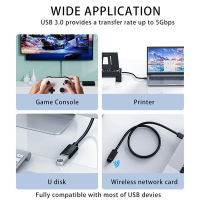 yemu MALL 5M-0.5M USB3.0สายต่อสำหรับ Smart TV PS4 Xbox One SSD USB ไปยัง USB Cable Extender Data CORD USB 3.0 Fast Transfer CABLE