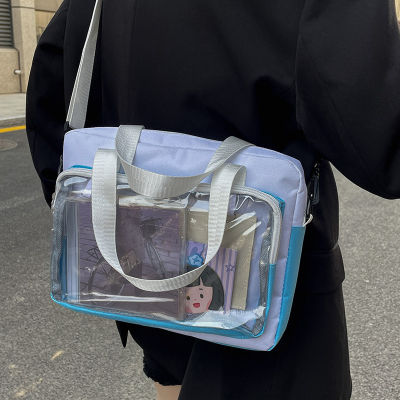ร้อนสไตล์ญี่ปุ่น Kawaii Itabag ผู้หญิงใส C Rossbody กระเป๋าโรงเรียนมัธยมสาว JK เครื่องแบบกระเป๋ากระเป๋าและกระเป๋าถือ Ita กระเป๋า B Olso