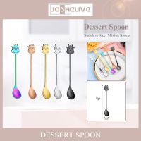 New Ox Head Spoon Titanium Plated Stainless Steel Cartoon Golden Coffee Spoon Ice Cream Dessert Spoon Mug Gift Spoon