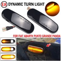 ◆❄ 2Pcs Dynamic Side Marker Lamp For Fiat Abarth Punto Qubo Multipla Stilo Panda MK2 MK3（Van Evo) Sequential Flashing LED Light