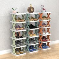【CW】 Stackable Shoe Rack Layer Shoes Storage Organizer Removable Saving Shelf Plastic Cabinets Supplies