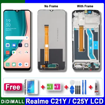 New Original 6.5 LCD For Realme C25Y LCD Touch Screen Digitizer