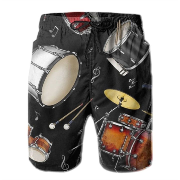 musical-instrument-graphic-3d-print-shorts-pants-for-men-casual-beach-shorts-swim-trunks-summer-swimsuit-homme-2023-board-shorts