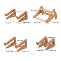 Portable Wooden Laptop Stand Vertical Cooling cket for Notebook Tablets Pro Air Pad Wood Holder Adjustable for 15