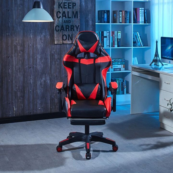 เก้าอี้อีสปอร์ต-ที่นั่งเล่นเกม-เก้าอี้แข่งขันร้านอินเทอร์เน็ตคาเฟ่-gaming-chair-เก้าอี้สํานักงานคอมพิวเตอร์ที่บ้าน