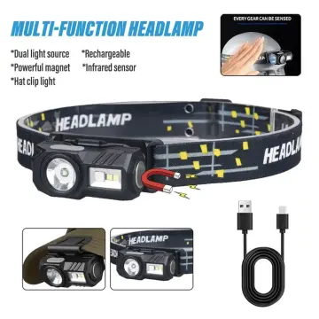 CZF Waterproof Headlight Super Bright Head Torch Led Usb Headlamp