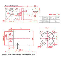 6W AC220V AC มอเตอร์ลดเกียร์ XD2IK06GN-C ตัวเก็บประจุกล่องเกียร์ความเร็วคงที่