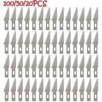 【YF】 100/50Pcs Metal Scalpel Engraving Blades Wood Carving Blade Replacement Surgical Sculpture Cutting Tools