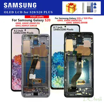 Écran tactile LCD avec châssis, pour Samsung Galaxy S20 PLUS G985 G985F  G985F/DS
