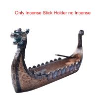 Resin Decoration Incense Stick Holder Retro Ships Ornament Exquisite Beautiful Boat Home Decoration Crafts Resin Viking Ship