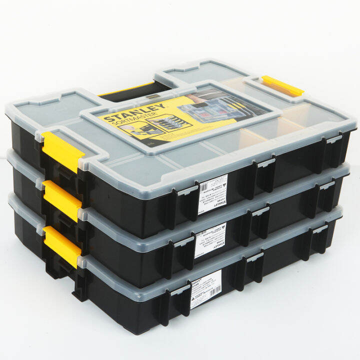 Stanley portable parts box tool box electronic component box combined storage box plastic box