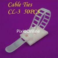 【CW】 50PCS YT448 Free Shipping CL 3 Stick Type Fixed Seat Wiring Block Wire and Cable Tie The Adjustable size