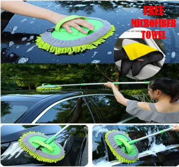 Car Wash Washing Microfiber Chenille Mitt Auto Cleaning Glove Dust